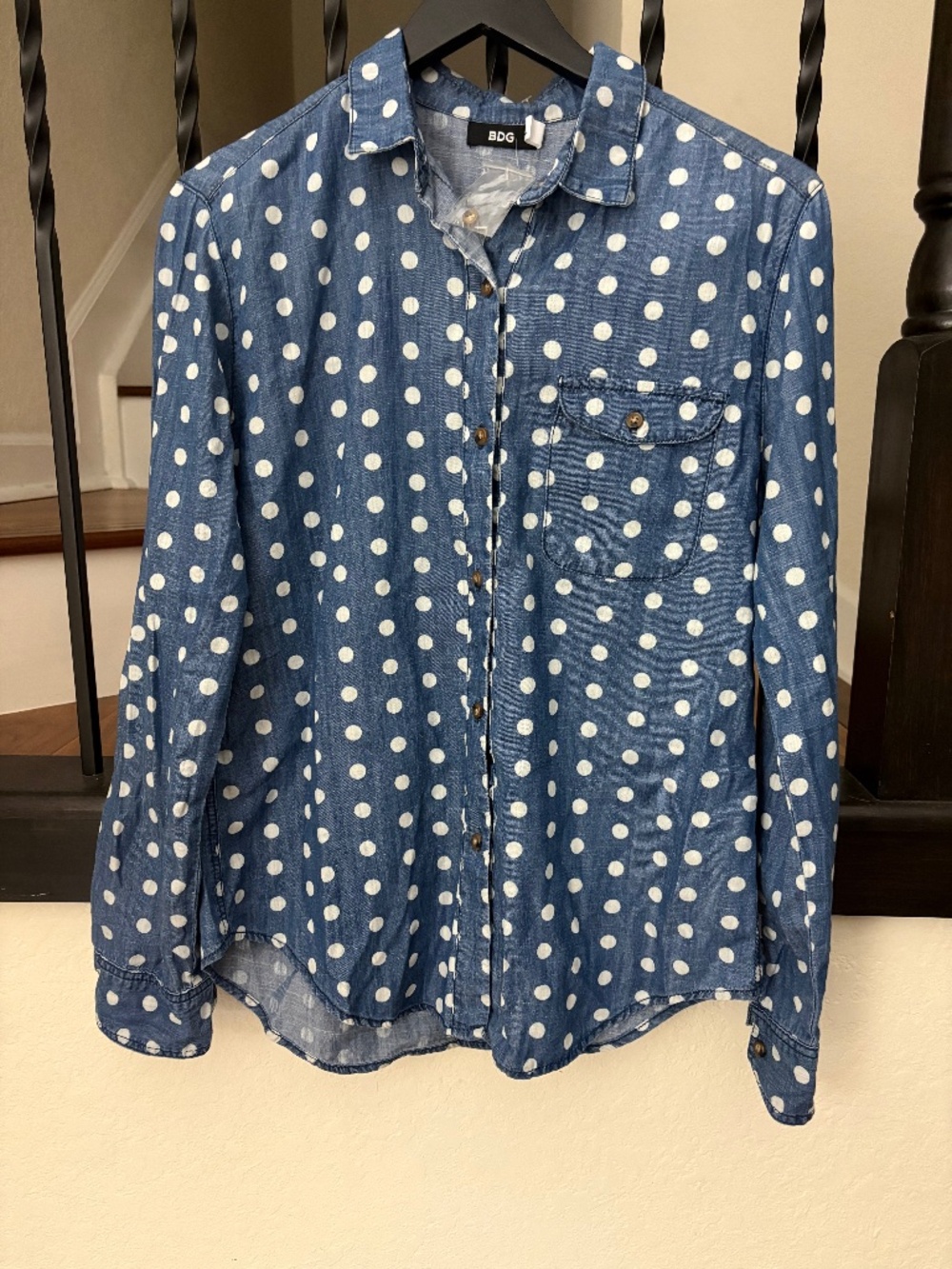 BDG Long Sleeve Denim Shirt
